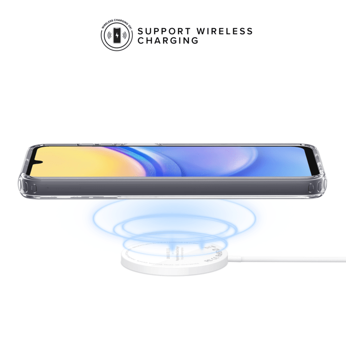 Coque hybride invisible fabriquée à 83 % de plastique recyclé pour Samsung Galaxy A15 5G 2023, transparente