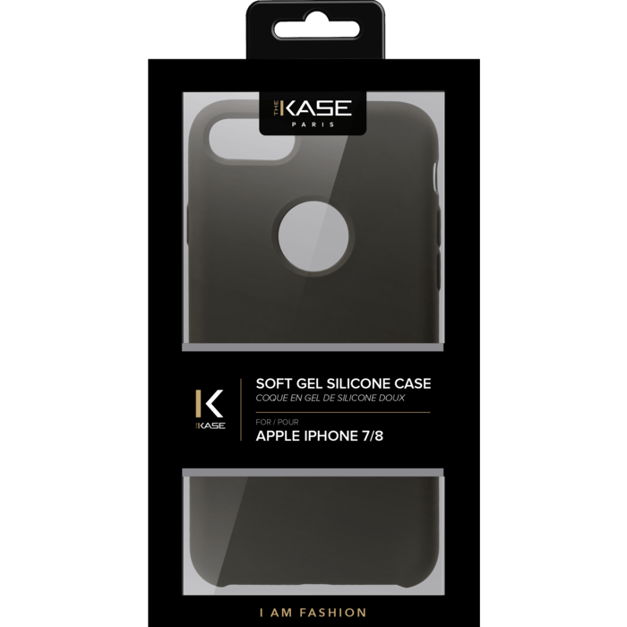 Coque en gel de silicone doux pour Apple iPhone 7/8, Vert olive fonc&eacute;