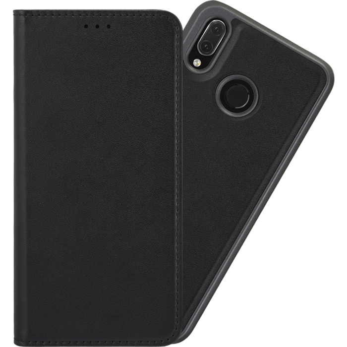 &Eacute;tui et Coque slim magn&eacute;tique 2-en-1 GEN 2.0 pour Huawei P20 Lite, Noir