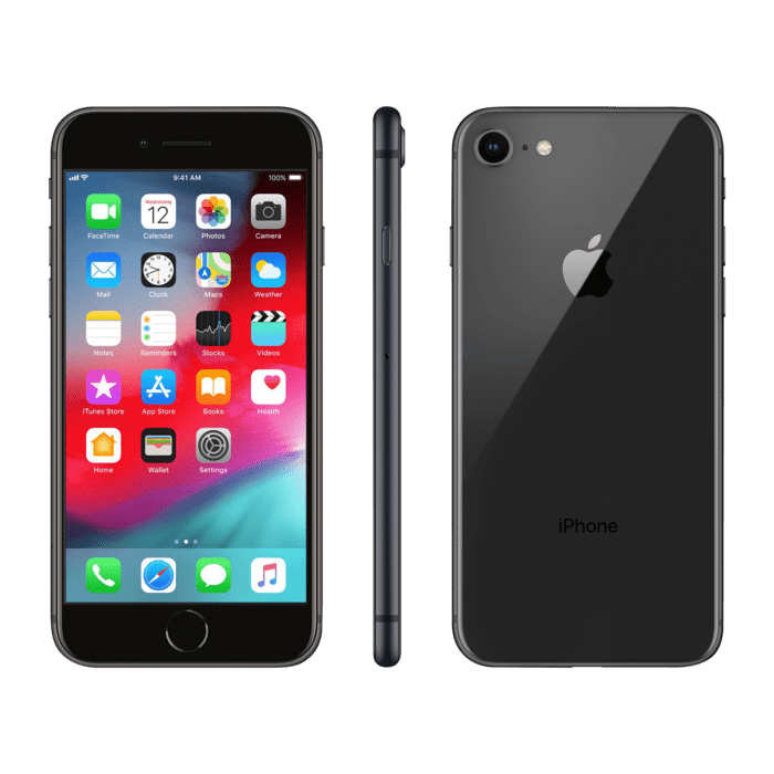 iPhone 8 reconditionné 64 Go, Gris sidéral, SANS TOUCH ID, débloqué