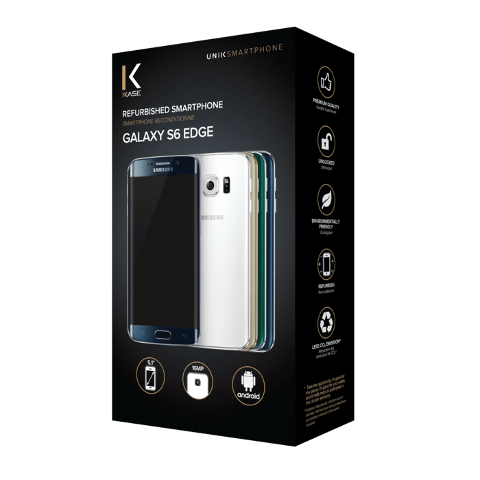 Galaxy S6 Edge 32 Go - Noir Cosmos - Grade Silver