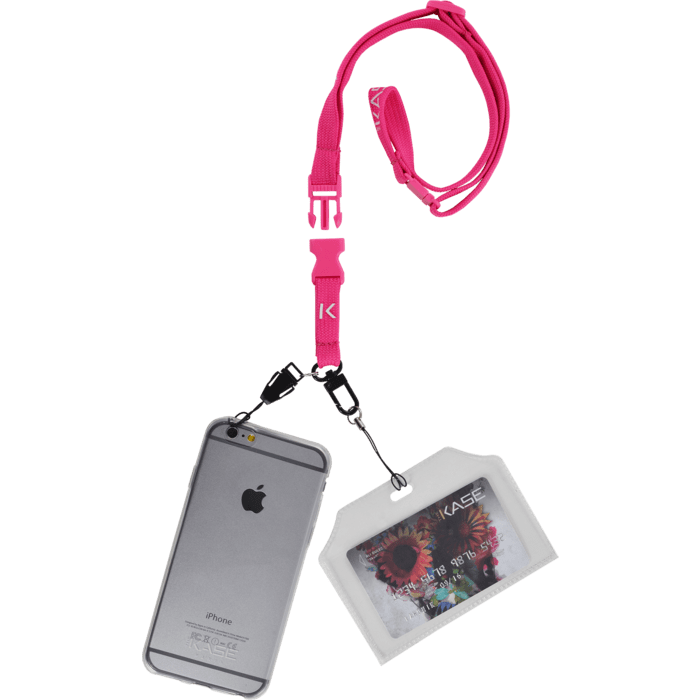 Tour de cou pour Smartphones, Rose Bonbon