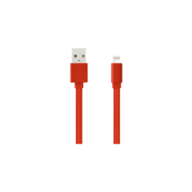 C&acirc;ble Lightning certifi&eacute; MFi Apple Charge/Sync (1M), Rouge Ardent