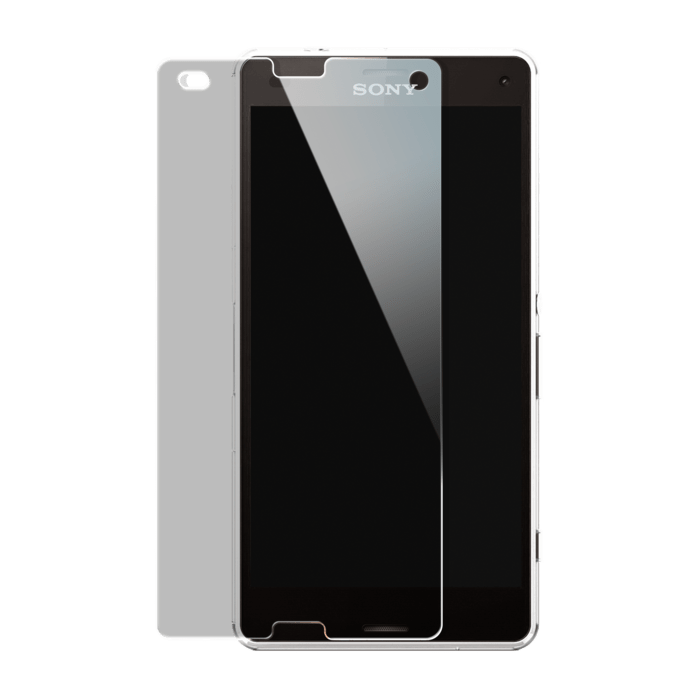 Protection d'&eacute;cran premium en verre tremp&eacute; pour Sony Xperia Z3 Compact, Transparent