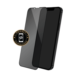 Protection d'&eacute;cran Priv&eacute;e en verre tremp&eacute; (100% de surface couverte) pour Apple iPhone 13/13 Pro, Noir