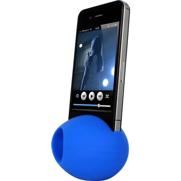 Oeuf Amplificateur de son pour Apple iPhone 5/5s/5C/SE, Bleu