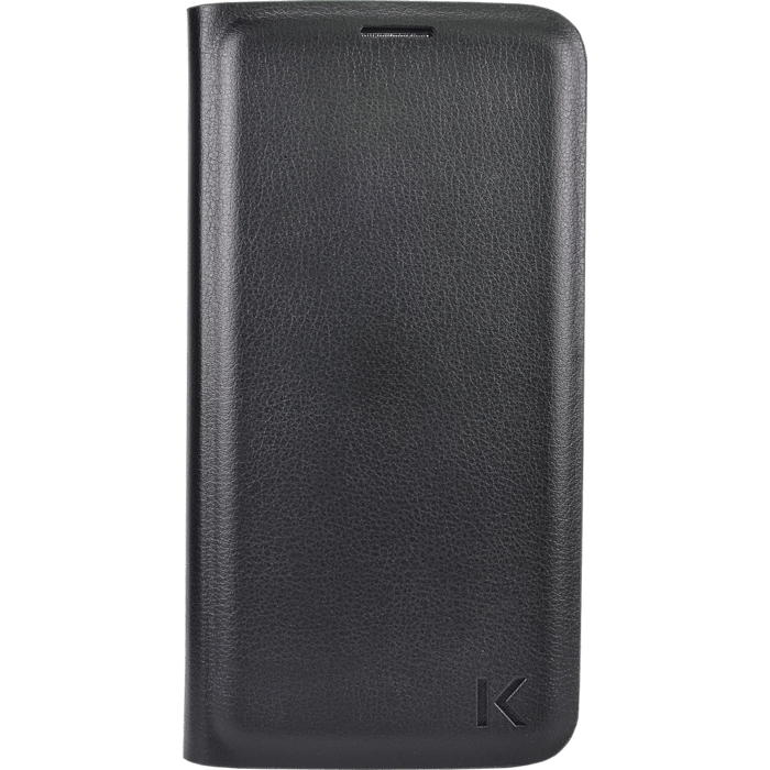 Etui &agrave; clapet pour Samsung Galaxy S6, Noir Cosmos