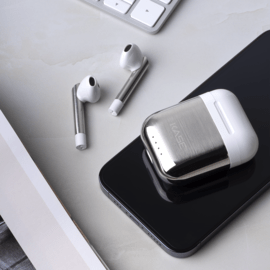 &Eacute;couteurs sans fil Sonik Ultra On-Ear avec bo&icirc;tier de chargement, Argent Titanium