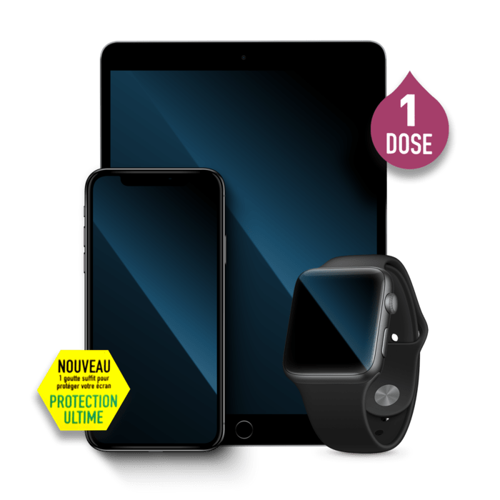 DropProtect Liquide de Protection d'écran pour smartphones, tablettes et montres connectées (1 dose)