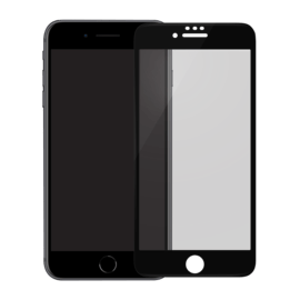 Protection d'&eacute;cran en verre tremp&eacute; Bord &agrave; Bord Incurv&eacute; pour Apple iPhone 6/6s/7/8 Plus, Noir