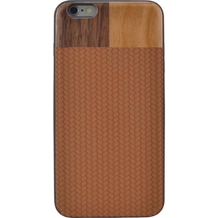 Coque pour Apple iPhone 6 Plus/6s Plus, Marron et bois Noyer et cerisier