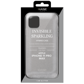 Invisible Sparkling Hybrid Case for Apple iPhone 11 Pro Max, Transparent