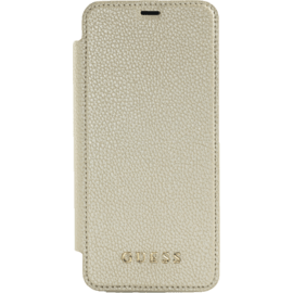 Guess Iridescent Flip case with transparent casing for Samsung Galaxy S8+, Gold