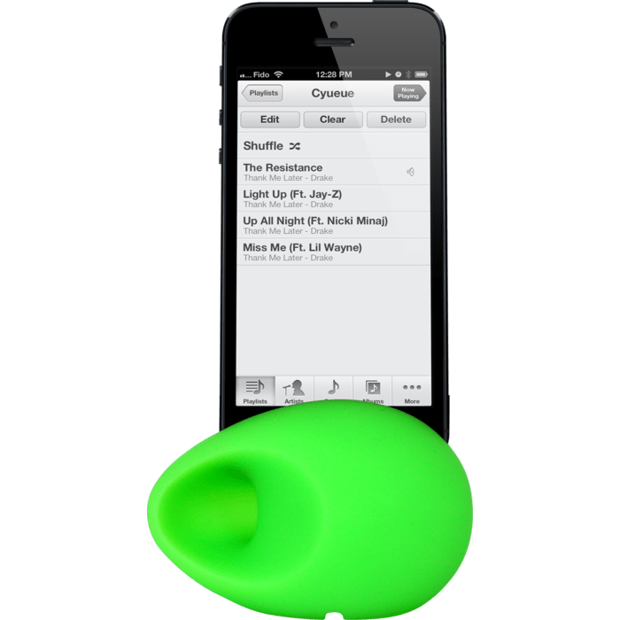 Egg Sound amplifier for Apple iPhone 5/5s/5C/SE, Green