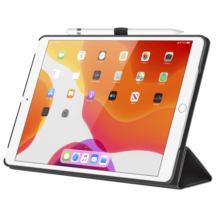 Coque clapet folio slim fit avec porte-stylo Pour Apple iPad 10.2-inch 7e g&eacute;n&eacute;ration
