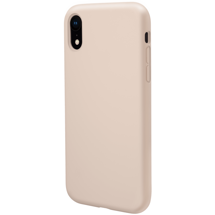 Coque antichoc en gel de silicone doux pour Apple iPhone XR, Rose Sable