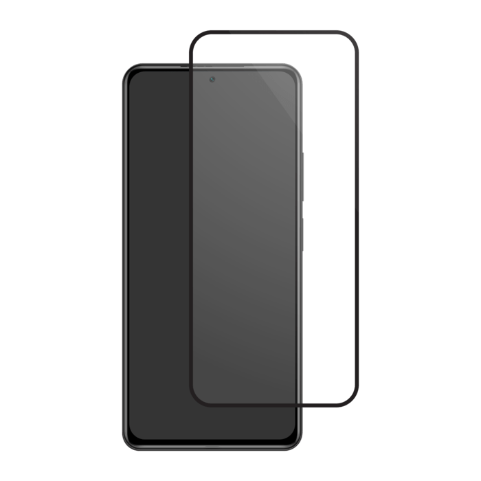 Protection d'écran en verre trempé (100% de surface couverte) pour Xiaomi Mi 11i 5G, Noir
