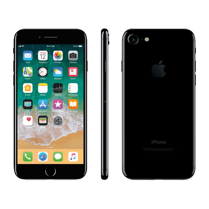 iPhone 7 reconditionn&eacute; 256 Go, Noir de jais, d&eacute;bloqu&eacute;
