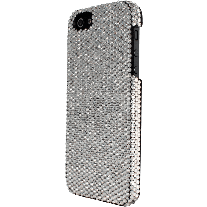 Coque pour Apple iPhone 5/5s/SE, Strass Blanc