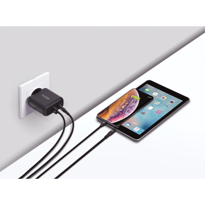 Chargeur Secteur USB PowerPort 6 Ports 60W Chargeur mural avec
