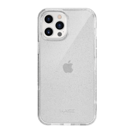 Coque hybride &eacute;tincelante invisible pour iPhone Apple 12 Pro Max, Transparente