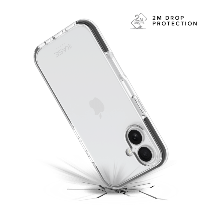 Coque Sport mesh pour 60% de plastique recycl&eacute; Apple iPhone 16, Noir