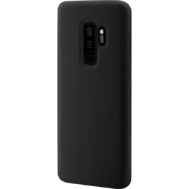 Coque en Gel de Silicone Doux pour Samsung Galaxy S9, Noir satin