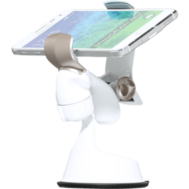 Support de voiture universel pour Smartphone, Blanc & Dor&eacute;