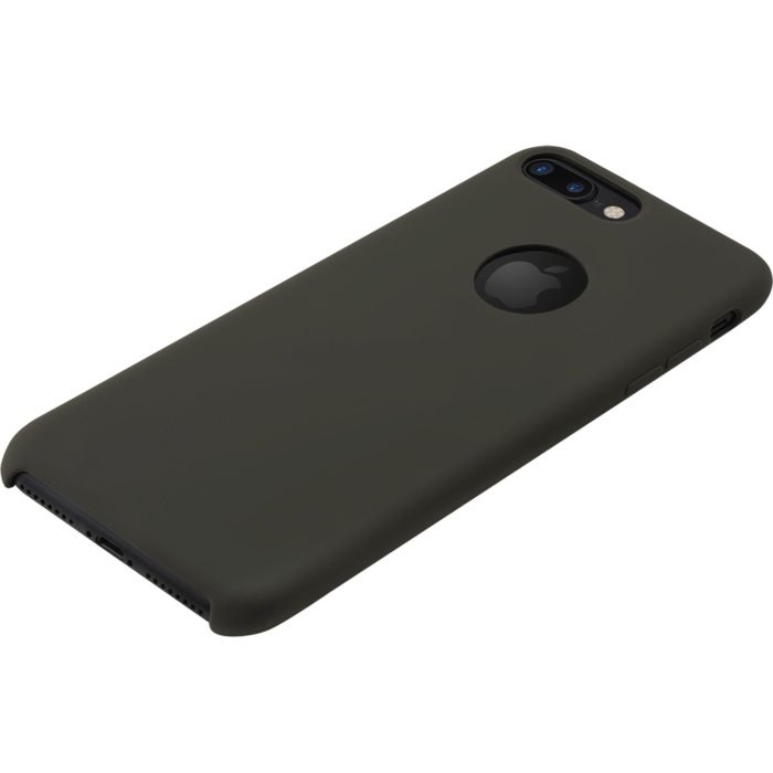 Coque en gel de silicone doux pour Apple iPhone 7plus/8plus, Vert olive fonc&eacute;