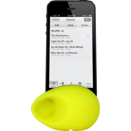 Oeuf Amplificateur de son pour Apple iPhone 5/5s/5C/SE, Jaune