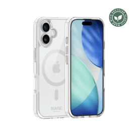 Coque Antibact&eacute;rienne Antichoc Magn&eacute;tique Invisible Fabriqu&eacute; Avec du 75% Plastique Recycl&eacute; pour Apple iPhone 17, Transparente
