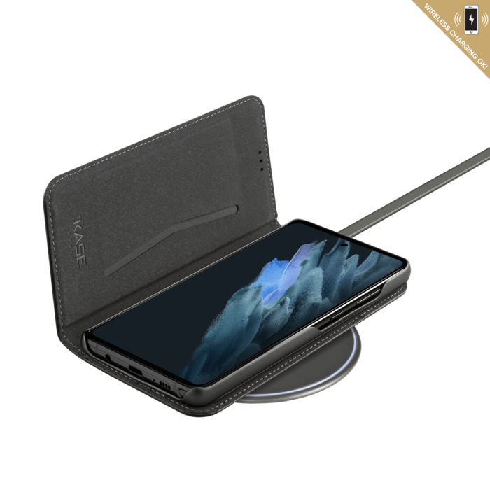 &Eacute;tui et Coque slim magn&eacute;tique 2-en-1 GEN 2.0 pour Samsung Galaxy S21+ 5G, Noir