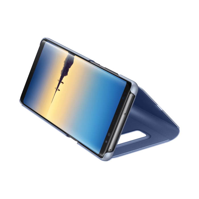 Clear View cover Stand - Bleu foncé pour Galaxy Note 8