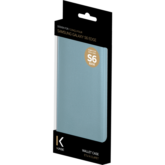 Etui à clapet pour Samsung Galaxy S6 Edge, Vert Émeraude