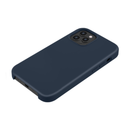 Coque en Gel de Silicone Doux pour iPhone 12/12 Pro, Bleu Oxford