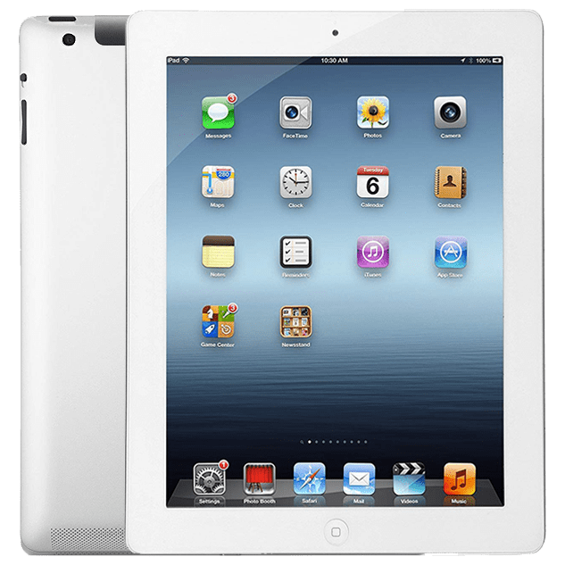 iPad (4th generation) Wifi+4G reconditionn&eacute; 32 Go, Blanc, d&eacute;bloqu&eacute;