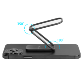 Anneau de support universel pour smartphone, Gris acier