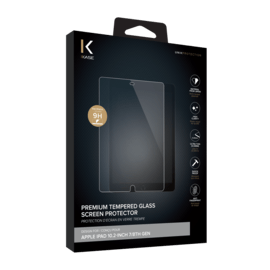 Protection d'écran premium en verre trempé pour Apple iPad 10,2 pouces 7/8e generation, Transparent