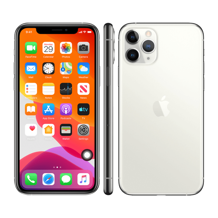 iPhone 11 Pro Max reconditionn&eacute; 64 Go, Argent, d&eacute;bloqu&eacute;