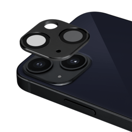 Protection en alliage m&eacute;tallique des objectifs photo pour Apple iPhone 13/13 mini, Noir Onyx