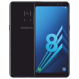 Galaxy A8 (2018) Dual Sim reconditionné 32 Go, Noir, débloqué
