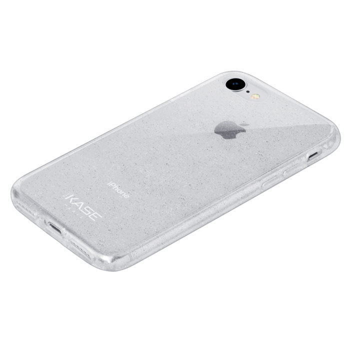 Custodia ibrida scintillante invisibile per Apple iPhone 7/8/SE 2020/SE 2022, trasparente
