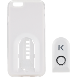 Case Selfie case with Bluetooth Remote Shutter for iPhone 6/6s, Glacier White