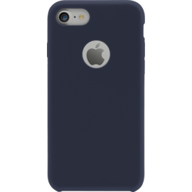 Coque en gel de silicone doux pour Apple iPhone 7/8, Bleu Marine