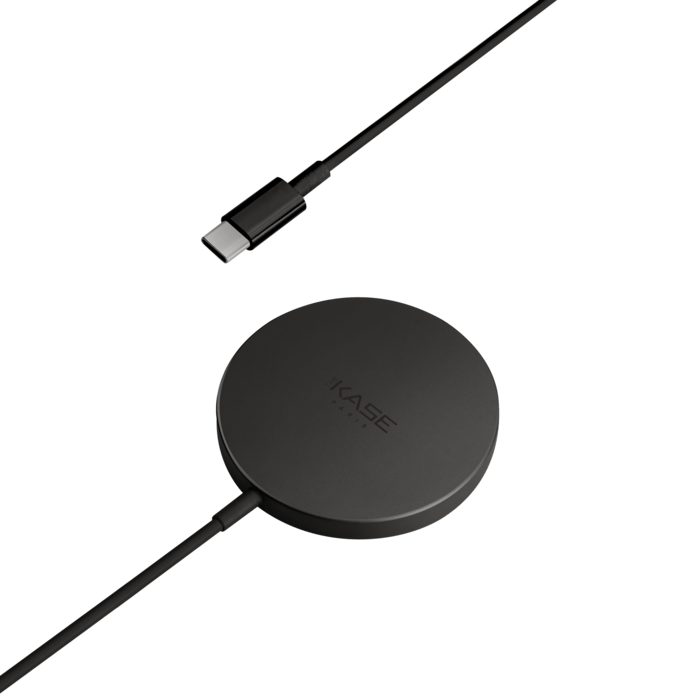 Chargeur sans fil rapide magn&eacute;tique (15W), Noir carbon