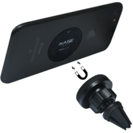 Support T&eacute;l&eacute;phone Voiture Magn&eacute;tique &agrave; Grille d'a&eacute;ration (Rotation de 360&deg;)