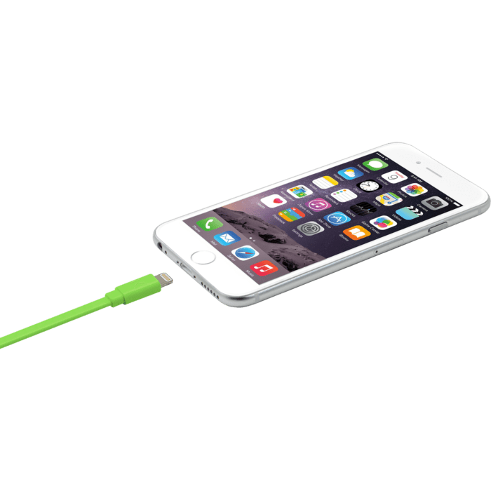 C&acirc;ble Lightning certifi&eacute; MFi Apple Charge/Sync (1M), Vert Pomme