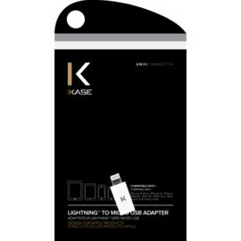 Adaptateur Lightning vers Micro USB, Blanc
