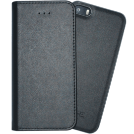 Case 2-in-1 Magnetic Slim Wallet & Case for Apple iPhone 5/5s/SE, Black