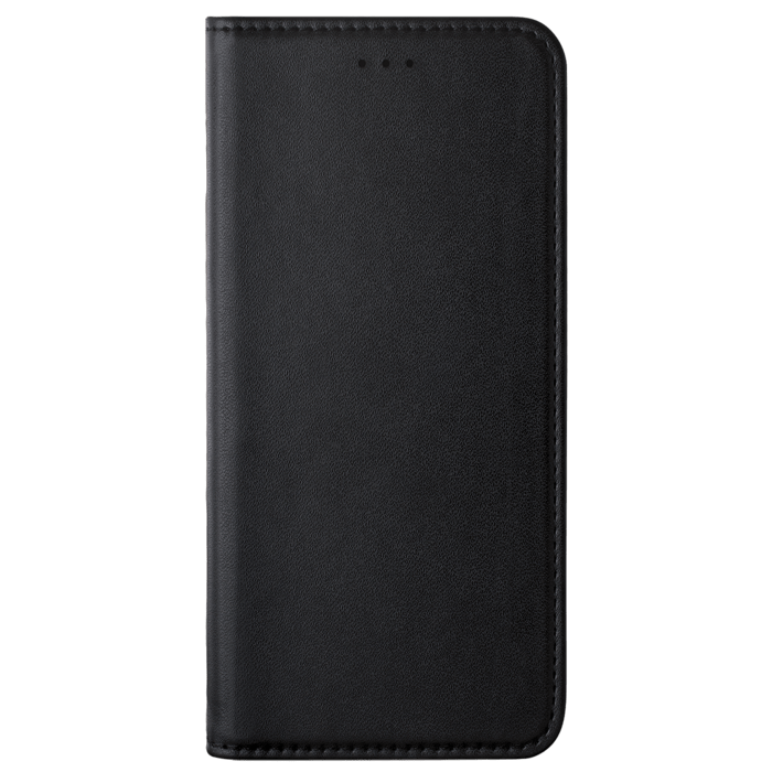 Folio flip case with card slot & stand for Samsung Galaxy J6 (2018), Black